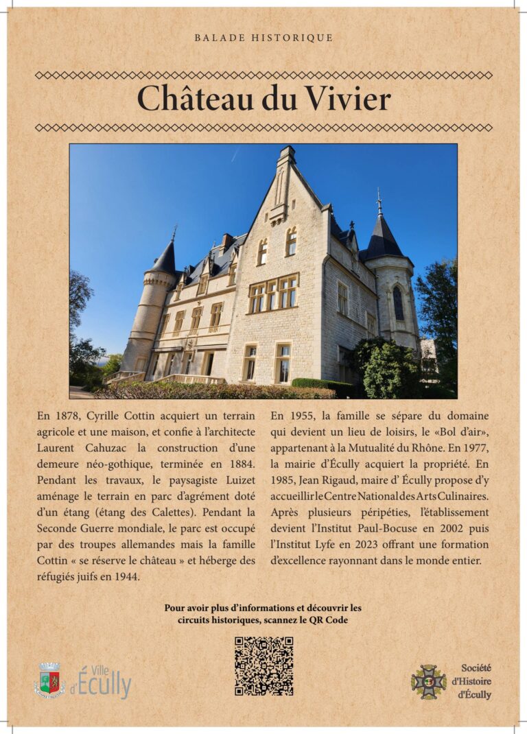 Avant-première sur les panneaux historiques écullois